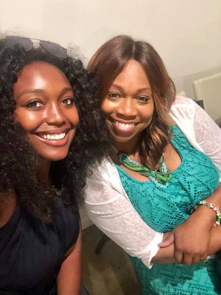 Jessica and Nikki Ellis in a photo shared by Jessica in 2019